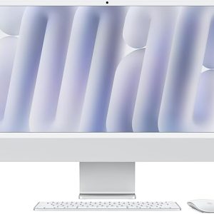 Apple 2024 iMac All-in-One Desktop Computer with M4 chip with 10-core CPU and 10-core GPU: Built for Apple Intelligence, 24-inch Retina Display, 24GB Unified Memory, 512GB SSD Storage; Silver