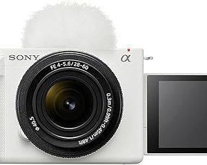 Sony Alpha ZV-E1 Full-Frame Interchangeable Lens Mirrorless Vlog Camera with 28-60mm Lens - White Body