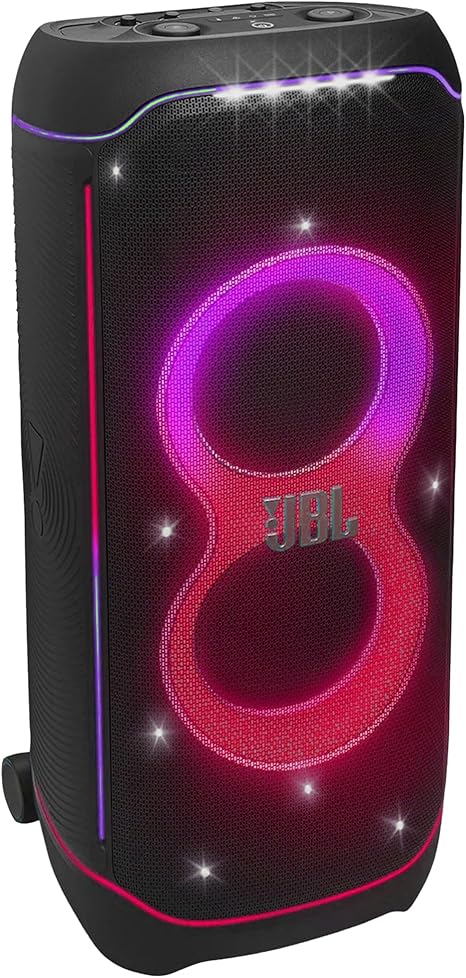 JBL PartyBox Ultimate 1100W Portable Speaker - Wi-fi & Bluetooth Connectivity Splashproof, Powerful Sound and Exciting Light Show + Partylight Beam + Cleaning Cloth - Image 2